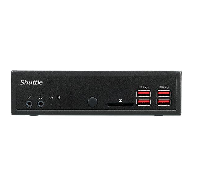 Shuttle DH32U XPC Slim, Intel Tiger lake-U Pentium 7505, 2xDDR4, 2.5' HDD/SSD Bay, 2x Intel i211, 1x RS232, HDMI, 90W, VESA Mount Shuttle DH32U XPC Slim, Intel Tiger lake-U Pentium 7505, 2xDDR4, 2.5' HDD/SSD Bay, 2x Intel i211, 1x RS232, HDMI, 90W, VESA Mount